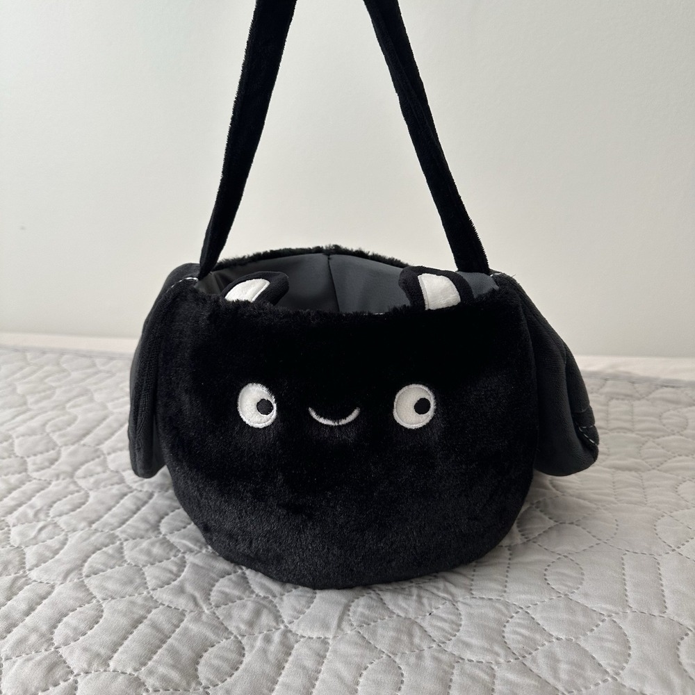 Bat Treat Bag Hallmark Trick or Treat Basket Sound Motion Plush Halloween Candy - Picture 2 of 10